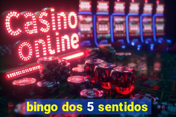 bingo dos 5 sentidos